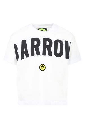 tshirt in cotone bianco BARROW KIDS | S5BKJUTH063002